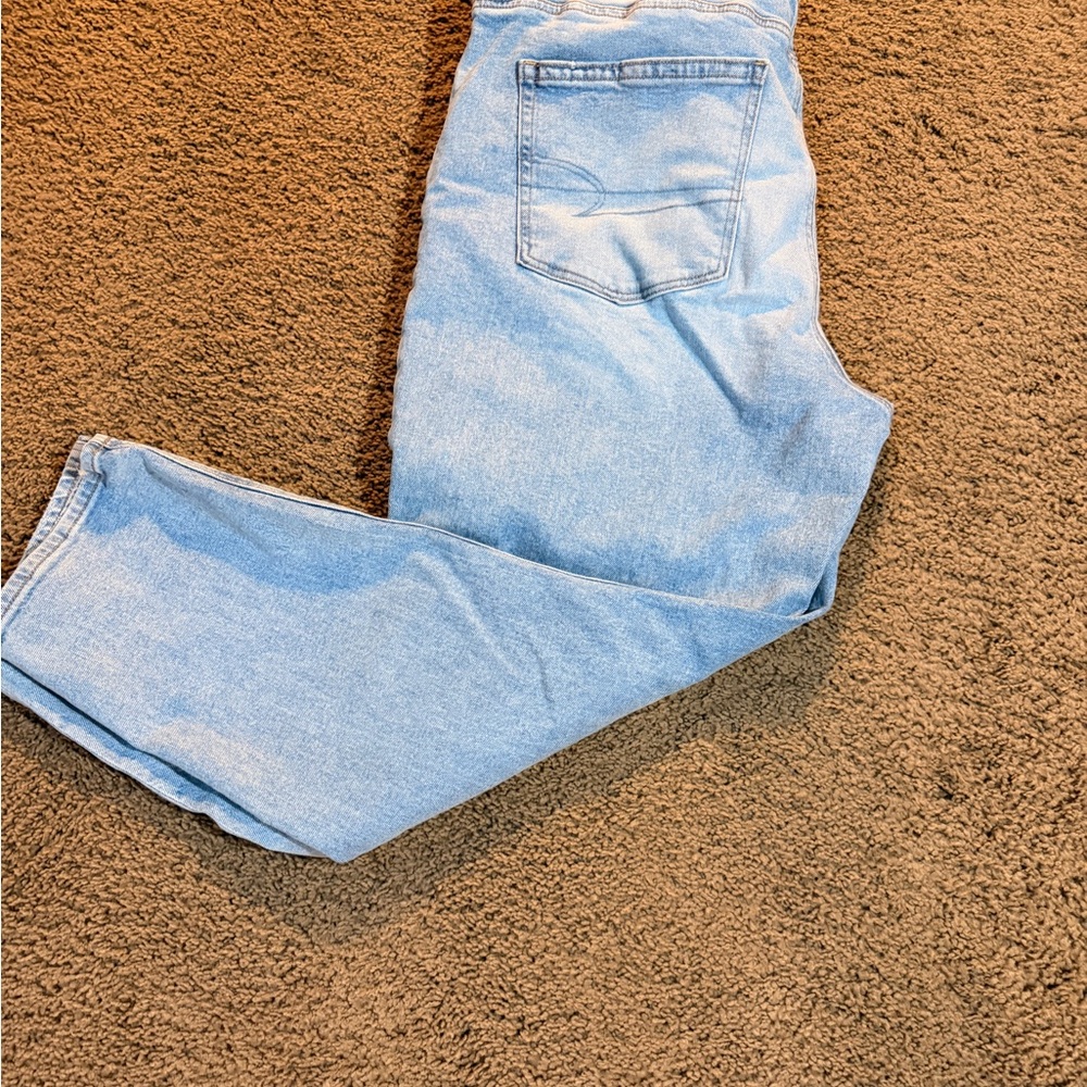 American Eagle Outfitters High-Rise Light Wash Jeans